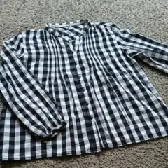 ハニーズ 白×黒 ブラウス