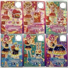 アイカツスターズ　虹野ゆめ　桜庭ローラ　マクドナルド コラボ カード
