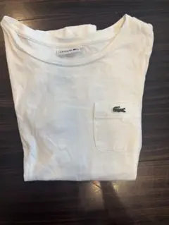 LACOSTE ポケットTシャツ ホワイト サイズ36