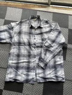CalTop グレー系チェック オンブレチェック　2XL チカーノ