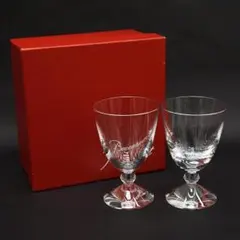 Baccarat バカラ クリスタル ワイングラス ペア 箱付 V A383 - メルカリ