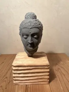 骨董　アンティーク　クメール　仏頭　ブッダ　Buddha head 仏像　石仏 Yahoo!オークション -「クメール 仏頭」の落札相場・落札価格
