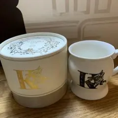 フランフラン　マグカップ イニシャル アルファベット　k