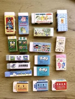 懐かしのキャラクター　消しゴム　 まとめ売り　平成レトロ　san-xなど