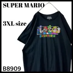 任天堂 スーパーマリオ Tシャツ 3XL 4大キャラ 超ビッグサイズ 3XL