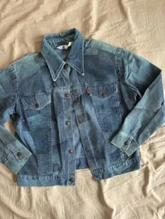 70-80s Levi's コーデュロイジャケット オレンジタブ パッチワーク柄のサムネイル