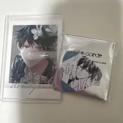 上ノ山立夏　ギヴン　缶バッジ　チェキ　 CODA:NextVerse 三月獣 ギヴン 三月獣 CODA：NextVerse 立夏 缶バッジ チェキ風カード - メルカリ