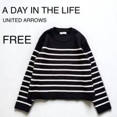 ユナイテッドアローズ A DAY IN THE LIFE ボーダーニット