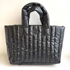 美品【Sienne】Leather Padding Bag ブラック　　韓国