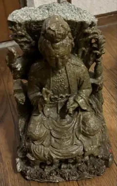石像 彫刻龍門石窟盧舎那仏 禅意 文房 茶道研学 玄関 装飾品 工芸品