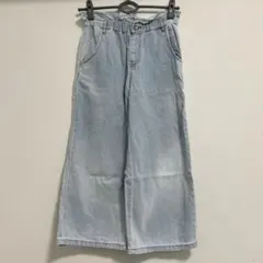 デニムワイドパンツ 140