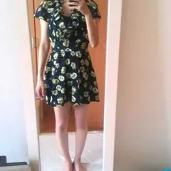 スパイラルガール　花柄ワンピース