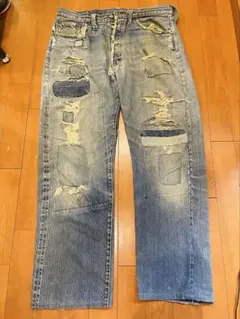 d*7様 RRL パッチワーク ボルチモア デニムパンツ 30 ralph ラル