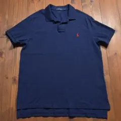 POLO RALPH LAUREN 半袖ポロシャツ ポニー刺繍 ネイビー