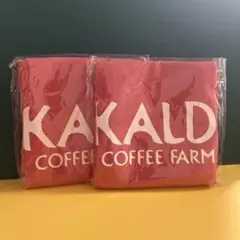 KALDI カルディ オンライン限定 コットンエコバッグ スモーキーピンク　2点