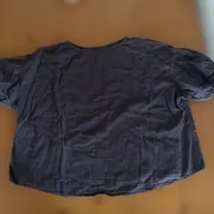半袖ブラウス ブラック