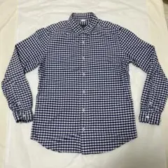 TOMORROWLAND BLUE WORK チェック　シャツ　長袖　ブルー