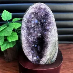 濃紫の煌めきウルグアイ産☆キラキラ☆アメジストクラスターパワーストーンA1108