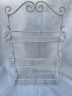 sale新品　アンティーク調アイアン　3段スパイスラック