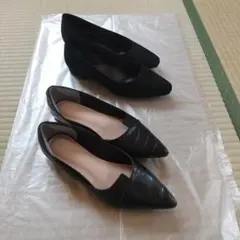 ブラック パンプス セット売り