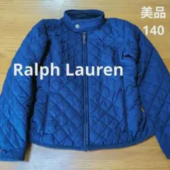 【ラルフローレン】アウター　キルティングコート　ジャケット　ネイビー　140