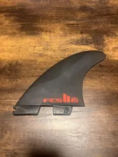 FCS II JS Large サーフボードフィン レッド/ブラック　センター