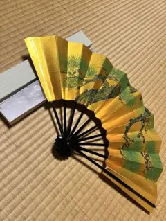 舞扇子 金地 松の図 扇箱付き コスプレ - メルカリ