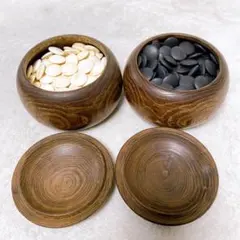 本蛤碁石 那智黒石 囲碁石セット 碁笥付き - メルカリ
