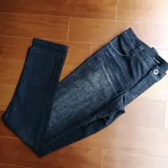 値下げ　コムサデモード　ブラック　スキニーパンツ