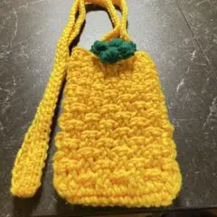 黄色スマホショルダーバッグ