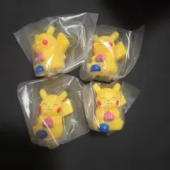 ポケモンキッズ　もぐもぐピカチュウ×4