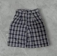 ビ*リ様 Onbure checked pajama baggy shorts - メルカリ