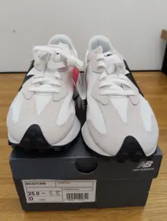 New Balance MS327CWB 25.0cm ホワイト/ブラック