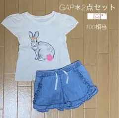 GAP＊トップス ショートパンツ 2点セット【100〜110】