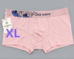 新品 XLサイズ メンズ 触り心地超いいボクサーパンツ ピンク Sea wave