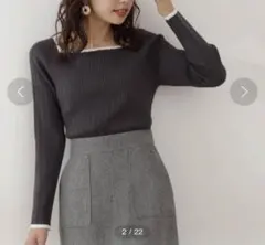 プロポーションボディドレッシング ニット