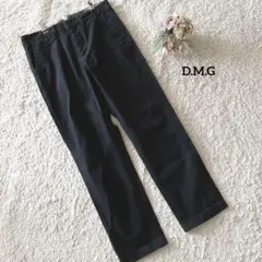 ディーエムジー D.M.G ブラックカジュアルパンツ S 綿ポリ