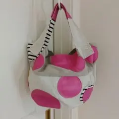 ドットデザインのグラニーバッグ