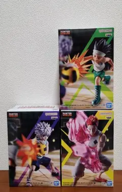 【HUNTER×HUNTER GI編】ゴン＆キルア＆ヒソカ フィギュア３点セット