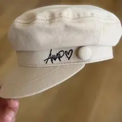 ANAP キャップ　ベージュ　キャスケット　帽子　キッズのサムネイル