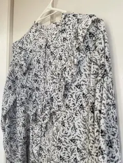 DRESKIP シューラルー　花柄フリル長袖シャツ美品