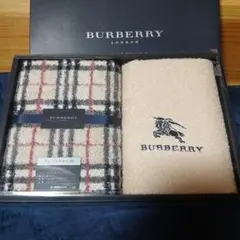 BURBERRY フェイスタオル 2枚セット②