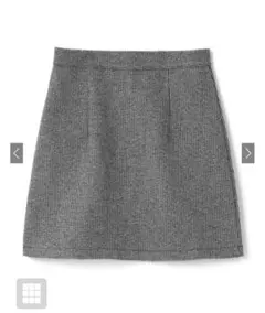 GRL インパン付き千鳥格子チェック台形スカート