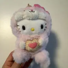 ハローキティ ぬいぐるみ マスコット キーホルダー