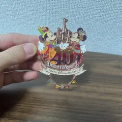 ディズニー　40周年　ピンバッジ