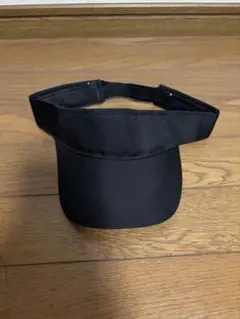 未使用【ヘレンカミンスキー】コットン100％ キャップ 2wayサンバイザー 黒 ヘレンカミンスキー ☆ 2way コットン サンバイザー キャップ部分なし