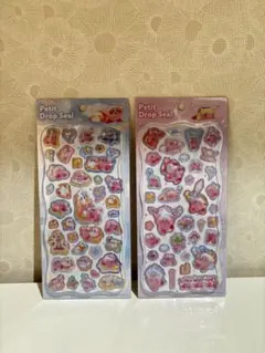 【まとめ割引あり】プチドロップシール　カービィ　2枚セット