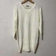 MURUA アイボリー Vネック　長袖ニット　美品