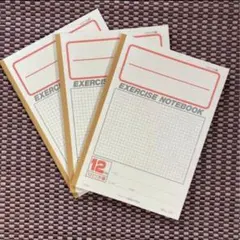 12ミリ方眼 EXERCISE NOTEBOOK 3冊セット