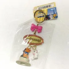 当時物 レア ラナ製 おしゃれキャット キーチェーン マスコット タグ